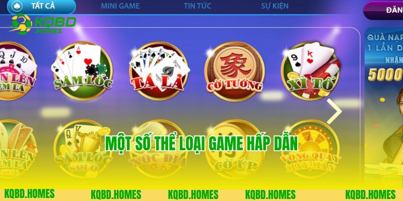 Một số thể loại game hấp dẫn