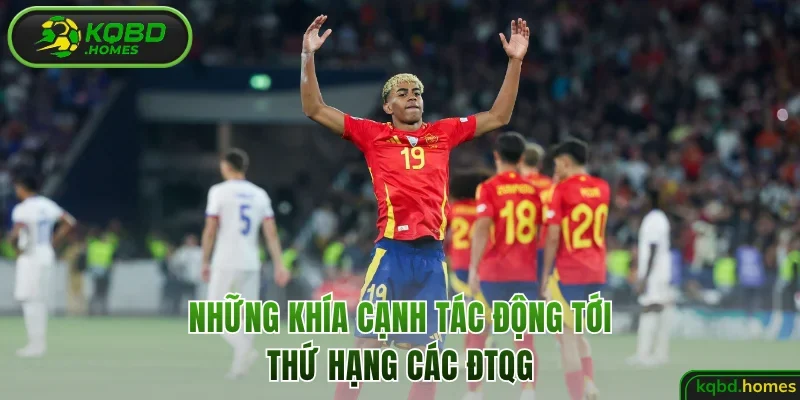 Những khía cạnh tác động tới thứ hạng các ĐTQG