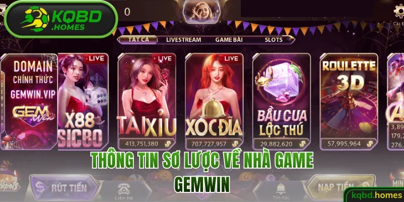 Thông tin sơ lược về nhà game Gemwin