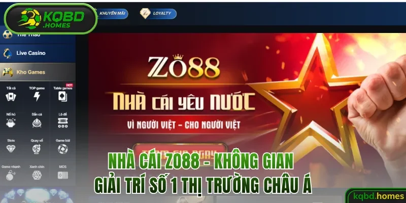 Nhà Cái Zo88 – Không Gian Giải Trí Số 1 Thị Trường Châu Á